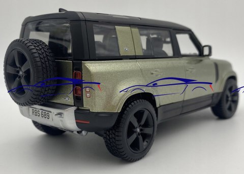 Land Rover Defender 2022 1:24 green Bburago 21101 Land Rover Defender 2022 1:24 green Bburago 21101