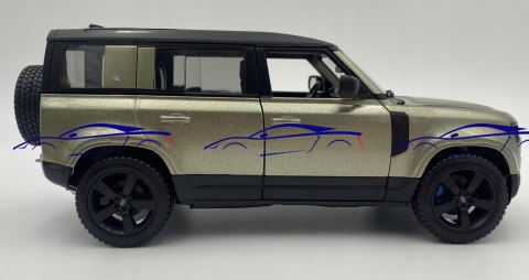 Land Rover Defender 2022 1:24 green Bburago 21101 Land Rover Defender 2022 1:24 green Bburago 21101