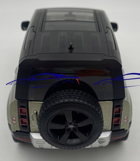 Land Rover Defender 2022 1:24 green Bburago 21101 Land Rover Defender 2022 1:24 green Bburago 21101