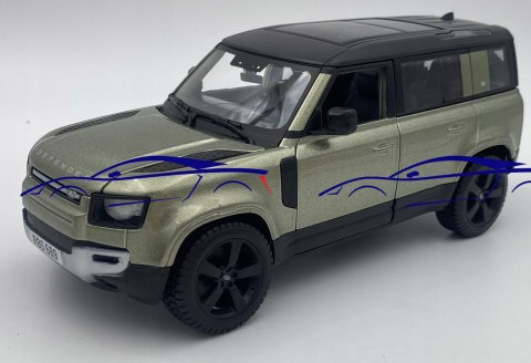 Land Rover Defender 2022 1:24 green Bburago 21101 Land Rover Defender 2022 1:24 green Bburago 21101
