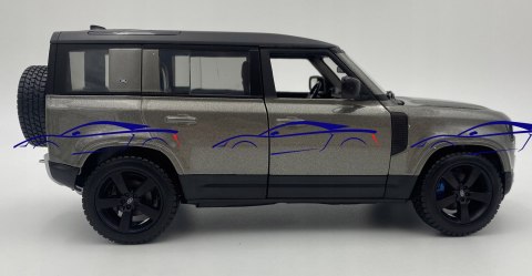 Land Rover Defender 2022 1:24 grey Bburago 21101 Land Rover Defender 2022 1:24 grey Bburago 21101