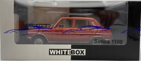Simca 1100 red 1969 model 124167 WhiteBox 1:24 Simca 1100 red 1969 model 124167 WhiteBox 1:24
