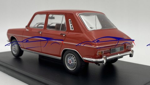 Simca 1100 red 1969 model 124167 WhiteBox 1:24 Simca 1100 red 1969 model 124167 WhiteBox 1:24