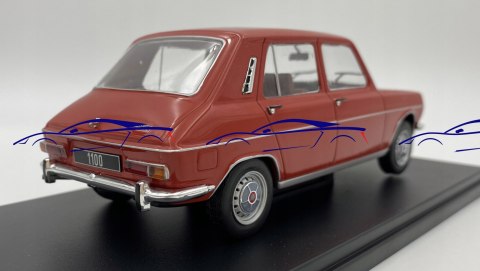 Simca 1100 red 1969 model 124167 WhiteBox 1:24 Simca 1100 red 1969 model 124167 WhiteBox 1:24