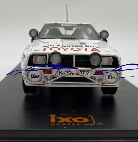 Toyota Celica TwinCam TA64 #3 Waldegard IXO 1:24 Toyota Celica TwinCam TA64 #3 Waldegard IXO 1:24
