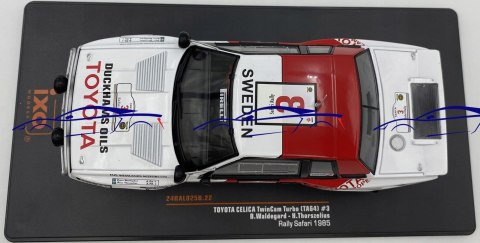Toyota Celica TwinCam TA64 #3 Waldegard IXO 1:24 Toyota Celica TwinCam TA64 #3 Waldegard IXO 1:24