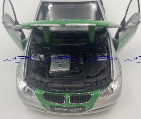 BMW 330i E90 POLIZIA model 22465GP Welly 1:24 BMW 330i E90 POLIZIA model 22465GP Welly 1:24