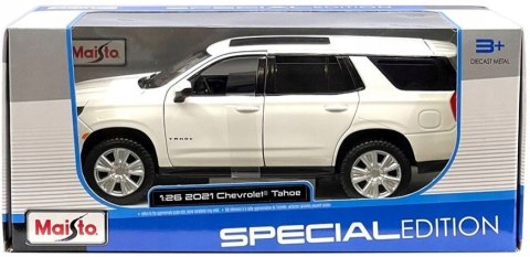 CHEVROLET Tahoe 2021 white 1/26 Maisto 31533 CHEVROLET Tahoe 2021 white 1/26 Maisto 31533