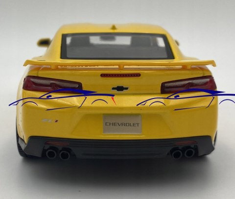 Chevrolet Camaro ZL1 2017 yellow 1:24 Maisto 31512 Chevrolet Camaro ZL1 2017 yellow 1:24 Maisto 31512