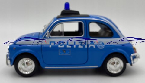 Fiat 500 Polizia model 22515IP Welly 1:24 Fiat 500 Polizia model 22515IP Welly 1:24