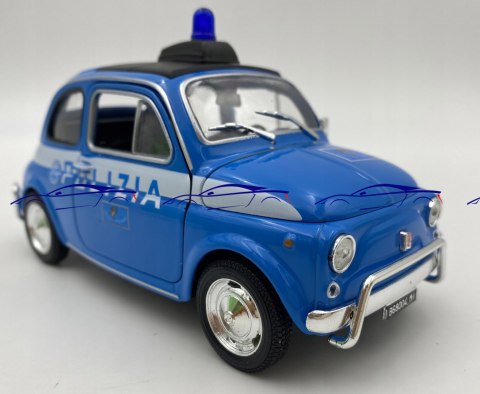 Fiat 500 Polizia model 22515IP Welly 1:24 Fiat 500 Polizia model 22515IP Welly 1:24