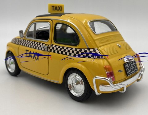 Fiat 500 Taxi model 22515TI Welly 1:24