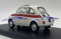 Fiat 500 white red 1960 WhiteBox 124182 1:24
