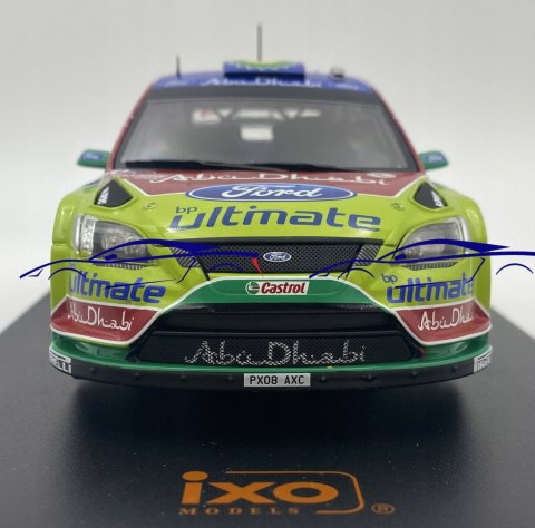 Ford Focus RS Latvalla Sardynia 09 model IXO 1:24 Ford Focus RS Latvalla Sardynia 09 model IXO 1:24