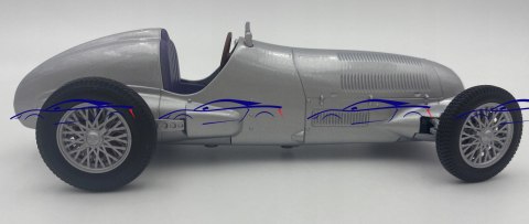 MERCEDES W125 1937 silver model 24109 Welly 1:24 MERCEDES W125 1937 silver model 24109 Welly 1:24