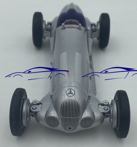 MERCEDES W125 1937 silver model 24109 Welly 1:24 MERCEDES W125 1937 silver model 24109 Welly 1:24