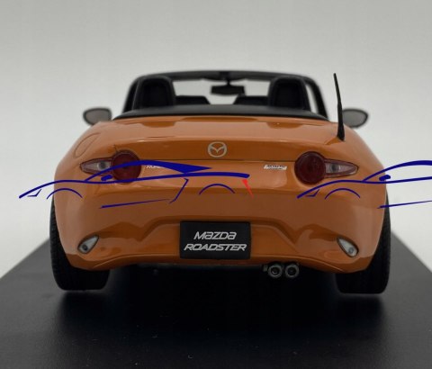 Mazda MX-5 orange 2019 WhiteBox 124178 1:24 Mazda MX-5 orange 2019 WhiteBox 124178 1:24