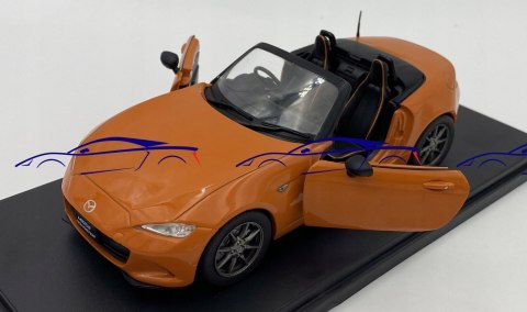 Mazda MX-5 orange 2019 WhiteBox 124178 1:24 Mazda MX-5 orange 2019 WhiteBox 124178 1:24