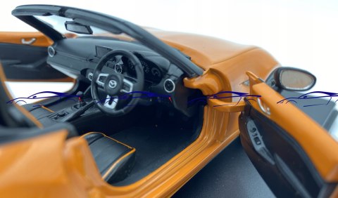 Mazda MX-5 orange 2019 WhiteBox 124178 1:24 Mazda MX-5 orange 2019 WhiteBox 124178 1:24