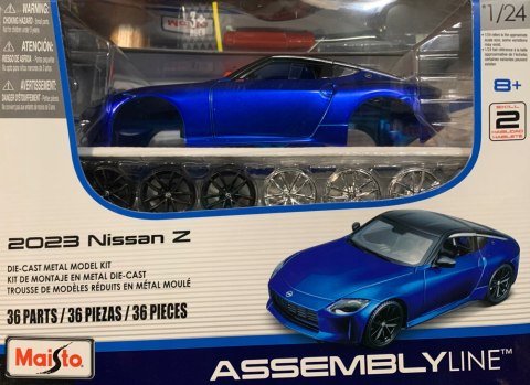Nissan Z 2023 blue 1:24 do składania Maisto 39267 Nissan Z 2023 blue 1:24 do składania Maisto 39267