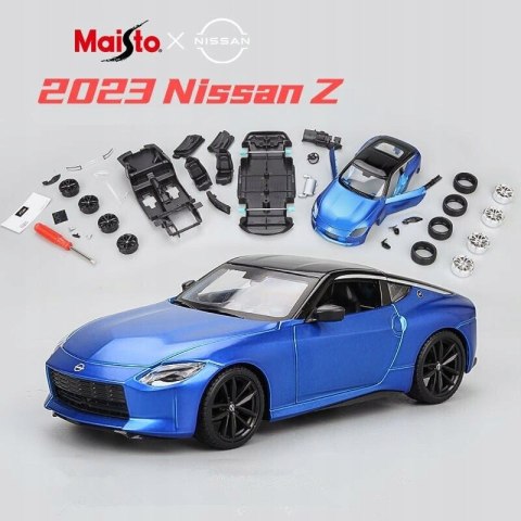 Nissan Z 2023 blue 1:24 do składania Maisto 39267 Nissan Z 2023 blue 1:24 do składania Maisto 39267