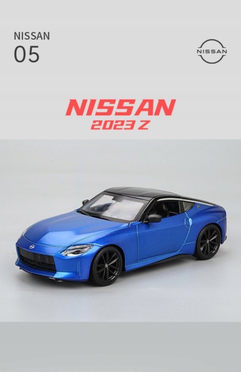 Nissan Z 2023 blue 1:24 do składania Maisto 39267 Nissan Z 2023 blue 1:24 do składania Maisto 39267