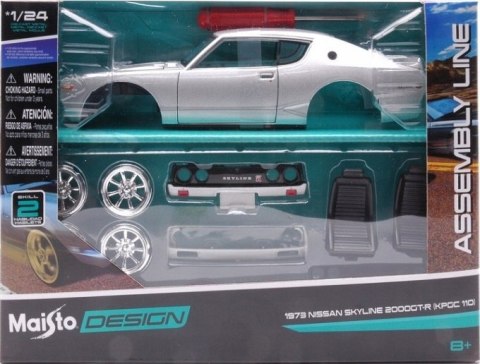 Nissan Skyline 2000 GT-R 1973 KPGC110 1:24 do składania Maisto Nissan Skyline 2000 GT-R 1973 KPGC110 1:24 do składania Maisto