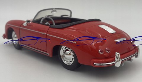 PORSCHE 356A Speedster cabrio 24106C WELLY 1:24 PORSCHE 356A Speedster cabrio 24106C WELLY 1:24