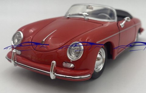 PORSCHE 356A Speedster cabrio 24106C WELLY 1:24 PORSCHE 356A Speedster cabrio 24106C WELLY 1:24