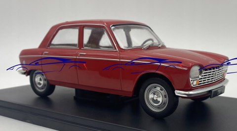 Peugeot 204 red 1968 WhiteBox 124181 1:24