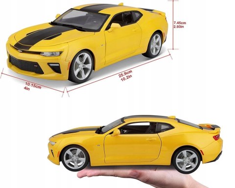 Chevrolet CAMARO SS 2016 yellow 1:18 Maisto 31689 Chevrolet CAMARO SS 2016 yellow 1:18 Maisto 31689