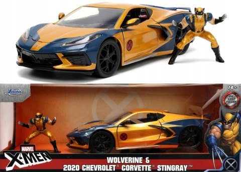 Chevy Corvette 2022 Wolverine MARVEL JADA 1:24 Chevy Corvette 2022 Wolverine MARVEL JADA 1:24
