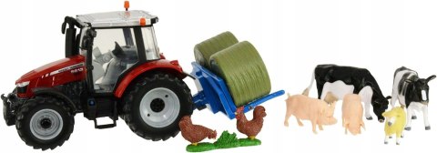 Ciągnik Massey Ferguson 5612 zestaw Britains 43205 Ciągnik Massey Ferguson 5612 zestaw Britains 43205