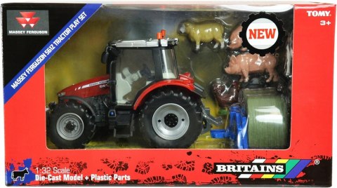 Ciągnik Massey Ferguson 5612 zestaw Britains 43205 Ciągnik Massey Ferguson 5612 zestaw Britains 43205