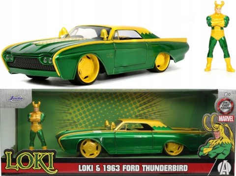 FORD Thunderbird 1963 Loki MARVEL JADA 1:24 FORD Thunderbird 1963 Loki MARVEL JADA 1:24