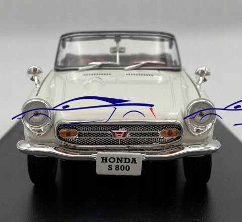 Honda S800 model 1:24 WhiteBox 124184 Honda S800 model 1:24 WhiteBox 124184