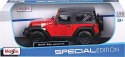 JEEP Wrangler 2014 1:18 red model Maisto 31676