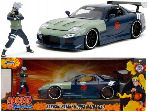 MAZDA RX-7 figurka Kakashi Hatake NARUTO JADA 1:24 MAZDA RX-7 figurka Kakashi Hatake NARUTO JADA 1:24