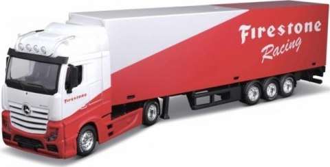Mercedes Actros naczepa Firestone Bburago 1:43 Mercedes Actros naczepa Firestone Bburago 1:43