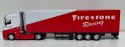 Mercedes Actros naczepa Firestone Bburago 1:43