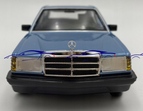 Mercedes Benz 190E W201 blue 1:24 Bburago 21103 Mercedes Benz 190E W201 blue 1:24 Bburago 21103