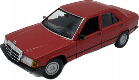 Mercedes Benz 190E W201 red 1:24 Bburago 21103 Mercedes Benz 190E W201 red 1:24 Bburago 21103