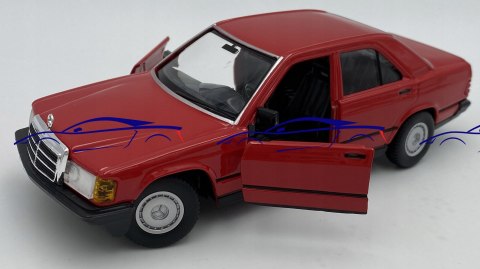 Mercedes Benz 190E W201 red 1:24 Bburago 21103 Mercedes Benz 190E W201 red 1:24 Bburago 21103