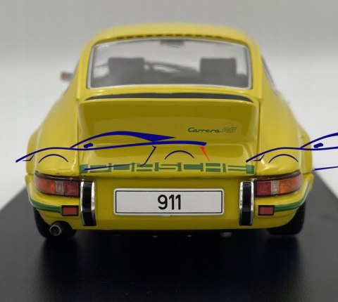 Porsche 911 Carrera 2.7 RS 1972 model 1:24 WhiteBox 124189 Porsche 911 Carrera 2.7 RS 1972 model 1:24 WhiteBox 124189