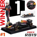 RB19 F1 RedBull 2023 Verstappen KASK BBurago 1:43