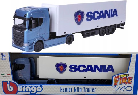 SCANIA 770S ciągnik naczepa Scania Bburago 1:43 SCANIA 770S ciągnik naczepa Scania Bburago 1:43