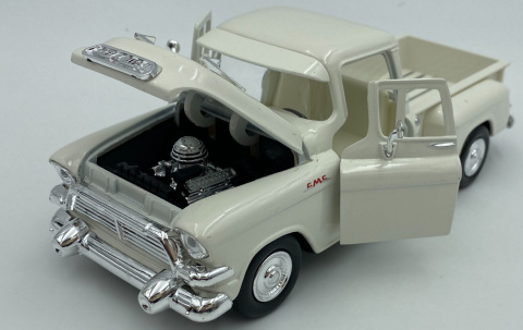 1955 GMC Blue Chip Pick-up cream 1:24 Motormax 79383 1955 GMC Blue Chip Pick-up cream 1:24 Motormax 79383