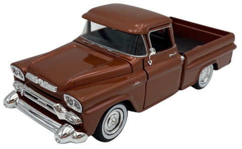 1958 GMC 100 Wideside Pickup brown 1:24 Motormax 79385 1958 GMC 100 Wideside Pickup brown 1:24 Motormax 79385