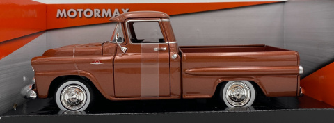 1958 GMC 100 Wideside Pickup brown 1:24 Motormax 79385 1958 GMC 100 Wideside Pickup brown 1:24 Motormax 79385