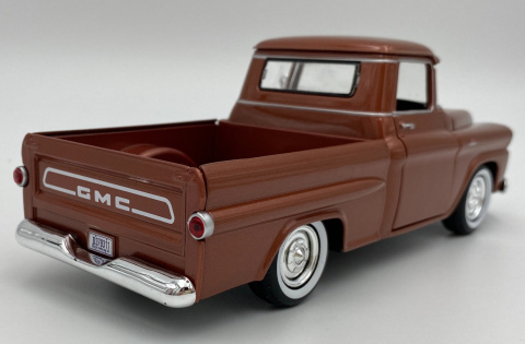 1958 GMC 100 Wideside Pickup brown 1:24 Motormax 79385 1958 GMC 100 Wideside Pickup brown 1:24 Motormax 79385